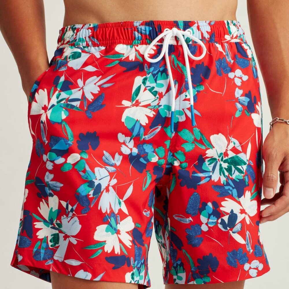 Bonobos Riviera Recycled Swim Trunks Shorts Rio Floral Printed Men's XL